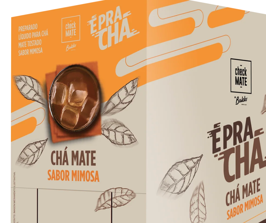 CHA MATE tostado Concentrato para preparo de 3 Litros - Sabor MIMOSA